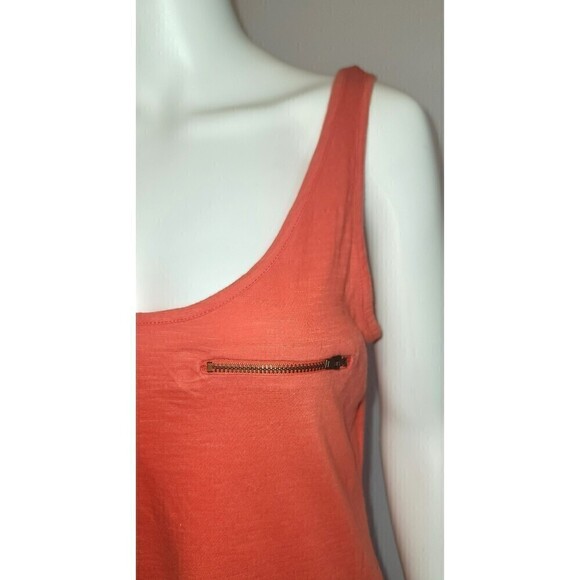Zara Trafaluc Red Sleeveless Zipper Pocket Tank Top Size M - Picture 6 of 11